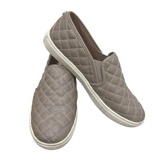 Steve Madden quilted slip on sneaker Ecentrcq taupe vegan leather size 11 - Picture 5 of 12